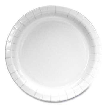 Picture of Paper Dinnerware, Plate, 6", White, 1,000/Carton