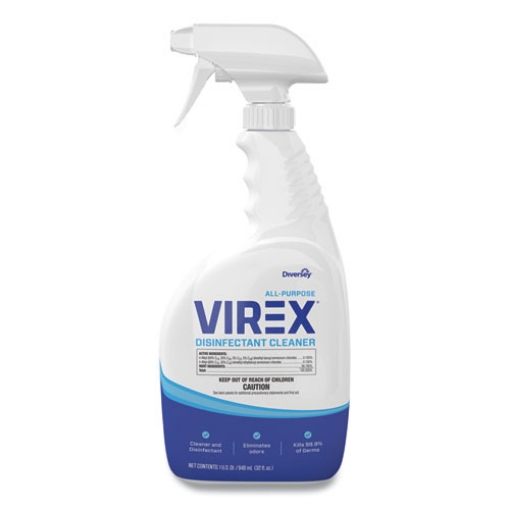 Picture of Virex All-Purpose Disinfectant Cleaner, Citrus Scent, 32 Oz Spray Bottle, 8/carton