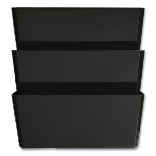 Picture of EZ Link Stackable DocuPocket, 3 Sections, Legal Size, 16.25 x 4 x 19, Black, Ships in 4-6 Business Days