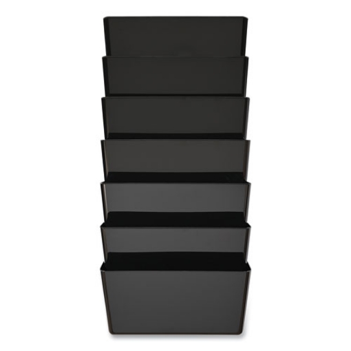 Picture of EZ Link Stackable DocuPocket, 7 Sections, Letter Size, 13" x 4" x 14" to 19", Black, Ships in 4-6 Business Days