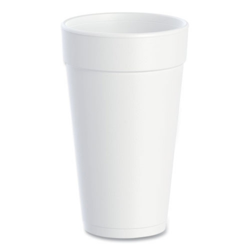 Picture of Foam Drink Cups, 20 Oz, White, 25/bag, 20 Bags/carton