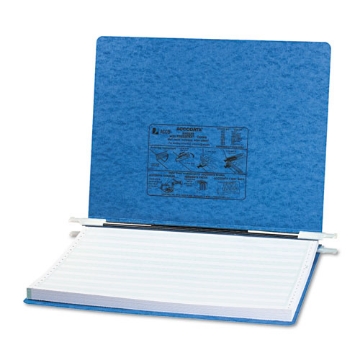 Picture of Presstex Covers With Storage Hooks, 2 Posts, 6" Capacity, 14.88 X 11, Light Blue