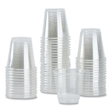 Picture of PET Plastic Cups, 3 oz, Clear, 2,500/Carton