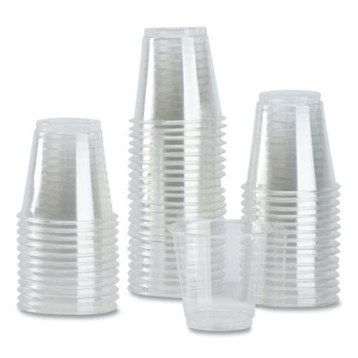 Picture of PET Plastic Cups, 3 oz, Clear, 2,500/Carton