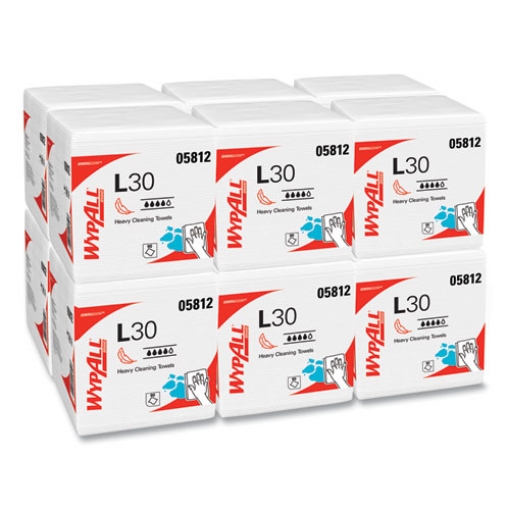 Picture of L30 Towels, Quarter Fold, 12.5 x 12, 90/Polypack, 12 Polypacks/Carton