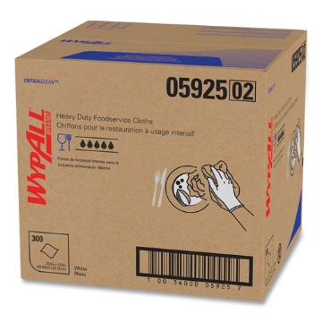 Picture of X70 Wipers, Kimfresh Antimicrobial, 12.5 x 23.5, Unscented, White, 300/Carton