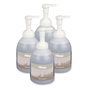 Picture of Alcohol-Free Foam Hand Sanitizer, 18 Oz Pump Bottle, Fragrance-Free, 4/carton