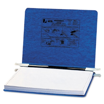 Picture of Presstex Covers With Storage Hooks, 2 Posts, 6" Capacity, 12 X 8.5, Dark Blue