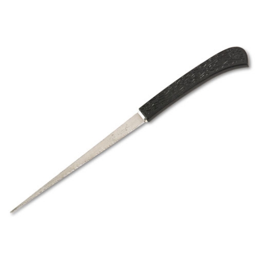 Picture of Serrated Blade Hand Letter Opener, 8", Black