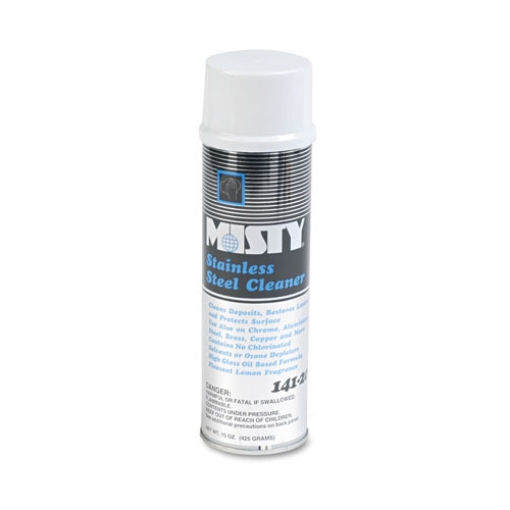 Picture of Stainless Steel Cleaner And Polish, Lemon Scent, 15 Oz Aerosol Spray, 12/carton