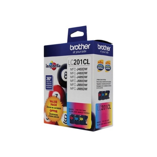 Picture of Brother LC2013PKS Cyan, Magenta, Yellow Ink Cartridge (3 pack) (3 x 260)