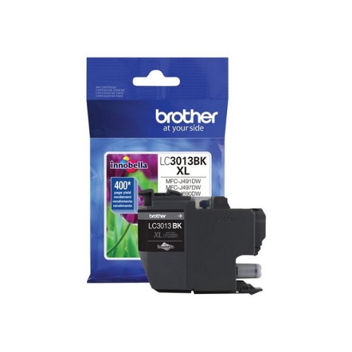 Picture of Brother LC3013Bk High Yield Black Ink Cartridge (400 Yield)