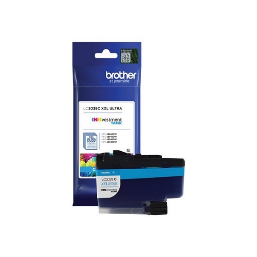 Picture of Brother LC3039C Ultra High Yield Cyan Inkjet Cartridge (5000 Yield)