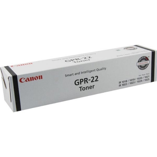 Picture of Canon 0386B003AA (GPR-22BK) Black Copier Cartridge (5000 Yield)