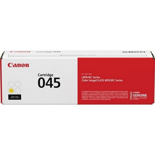 Picture of Canon 1239C001AA (Canon 045Y) High Yield Yellow Toner Cartridge (2200 Yield)