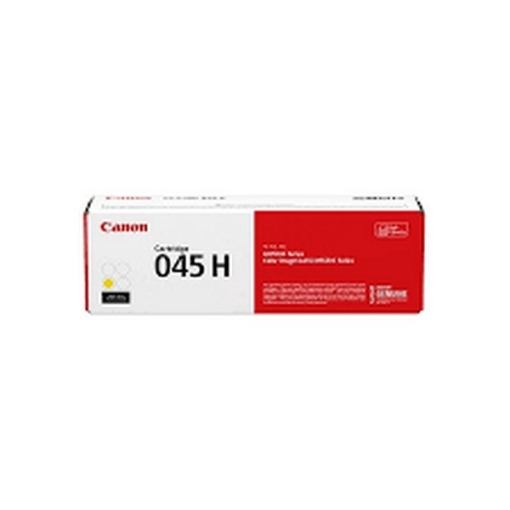 Picture of Canon 1243C001AA (Canon 045HY) High Yield Yellow Toner Cartridge (2200 Yield)