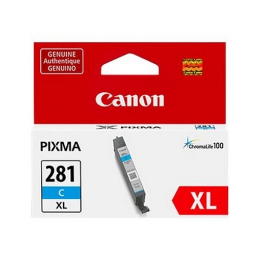 Picture of Canon 2034C001 (CLI-281XLC) High Yield Cyan Ink Tank