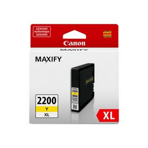 Picture of Canon 9270B001 (PGI-2200XLY) High Yield Yellow Inkjet Cartridge (1500 Yield)