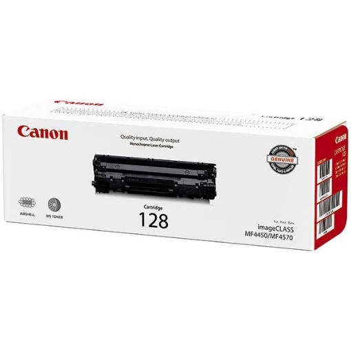 Picture of Canon 3500B001AA (Canon 128, CRG-128) Black Toner Cartridge (2100 Yield)