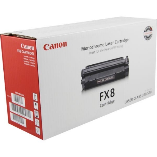 Picture of Canon 8955A001AA (FX-8) Black Toner Cartridge (3500 Yield)