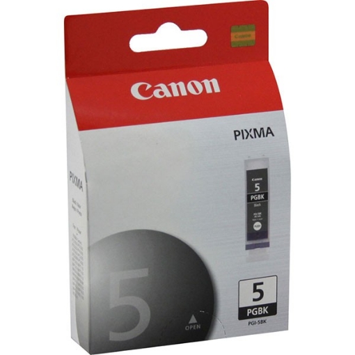 Picture of Canon 0628B002 (PGI-5BK, Canon 5) Black Inkjet Cartridge (650 Yield)