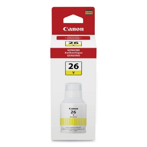 Picture of Canon 4423C001 (GI-26Y) Yellow Pigment Ink Bottle (135 ml)