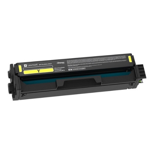 Picture of Lexmark 20N10Y0 Yellow Toner Cartridge (1500 Yield)