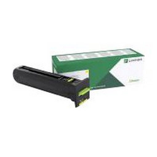 Picture of Lexmark 72K00YG (TAA Compliant Version of 72K10Y0) Yellow Toner Cartridge (8000 Yield)