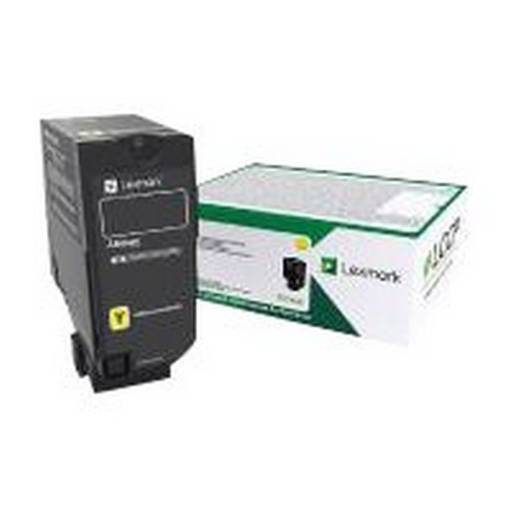 Picture of Lexmark 74C00YG (TAA Compliant Version of 74C10Y0) Yellow Toner Cartridge (3000 Yield)