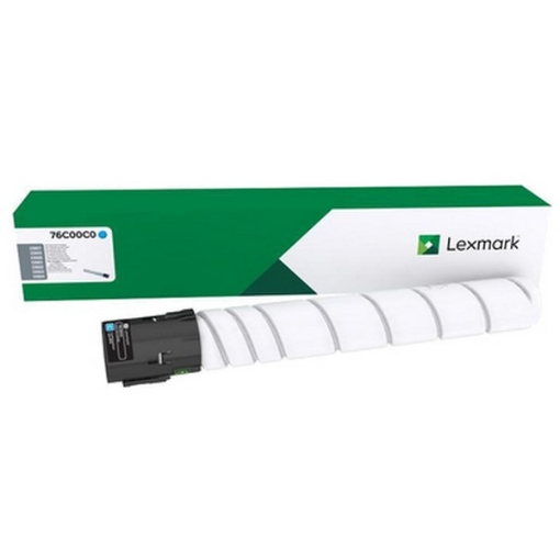 Picture of Lexmark 76C00C0 Cyan Toner Cartridge (11500 Yield)