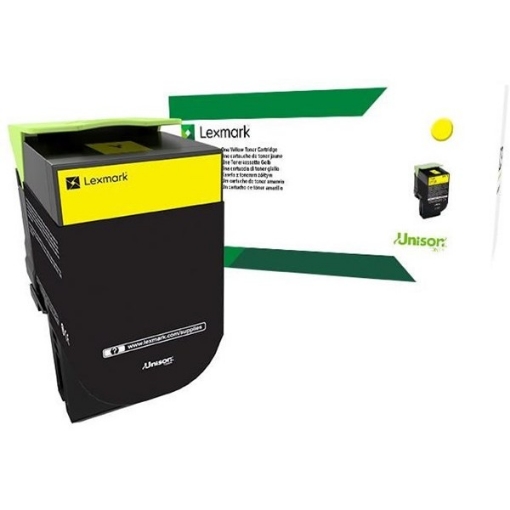 Picture of Lexmark 78C1XY0 Extra High Yield Yellow Toner Cartridge (5000 Yield)