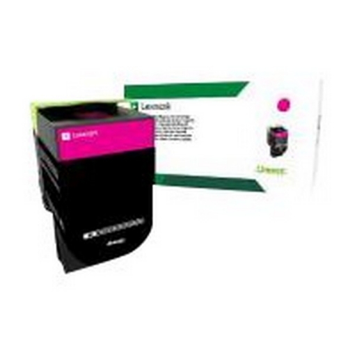 Picture of Lexmark 80C0HMG (TAA Compliant Version 80C1HM0) Magenta Toner Cartridge (3000 Yield)