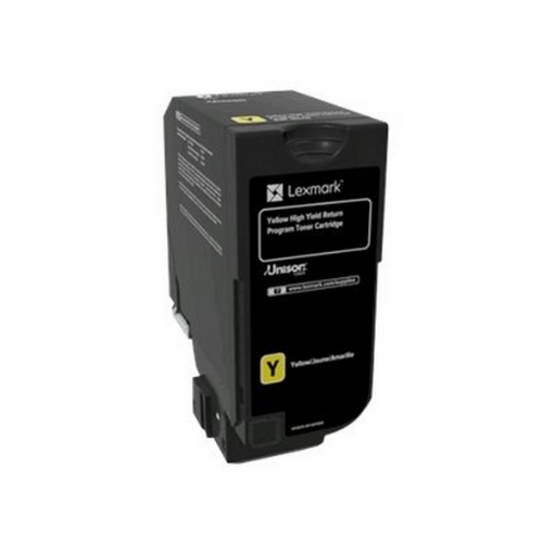 Picture of Lexmark 84C1HY0 84C0HYG) High Yield Yellow Toner Cartridge (16000 Yield)