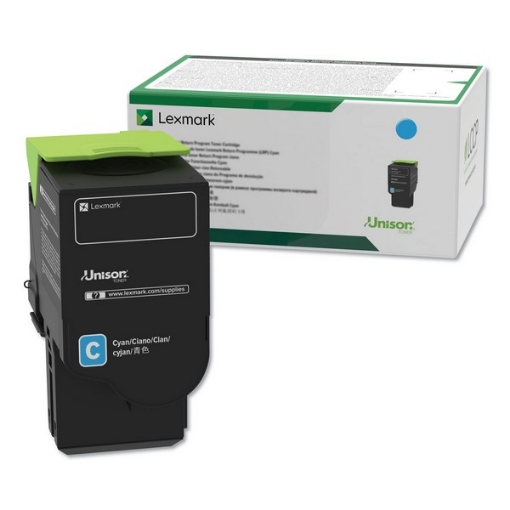 Picture of Lexmark C231HC0 High Yield Cyan Toner Cartridge (2300 Yield)