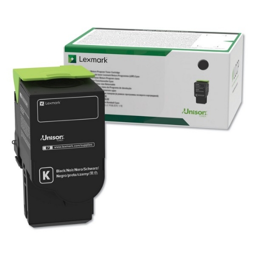 Picture of Lexmark C231HK0 High Yield Black Toner Cartridge (3000 Yield)