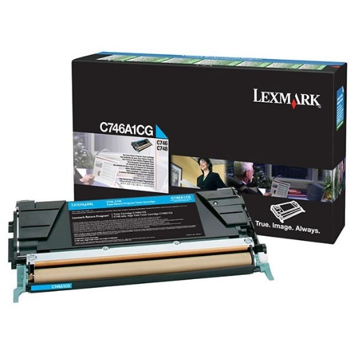 Picture of Lexmark C746A1CG Cyan Toner (7000 Yield)