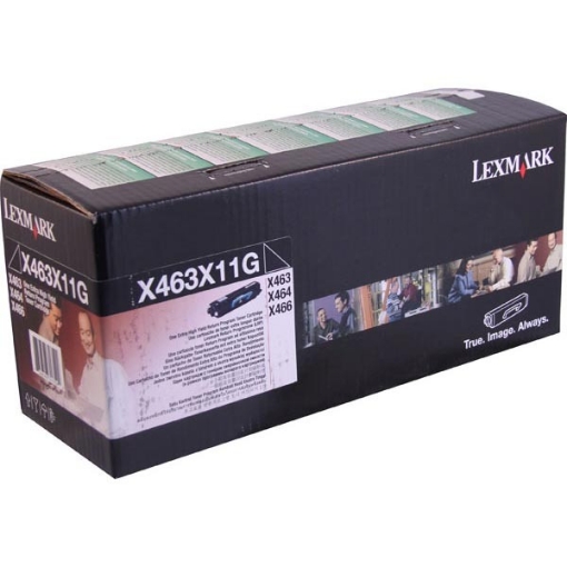 Picture of Lexmark X463X11G Black Toner Cartridge (15000 Yield)