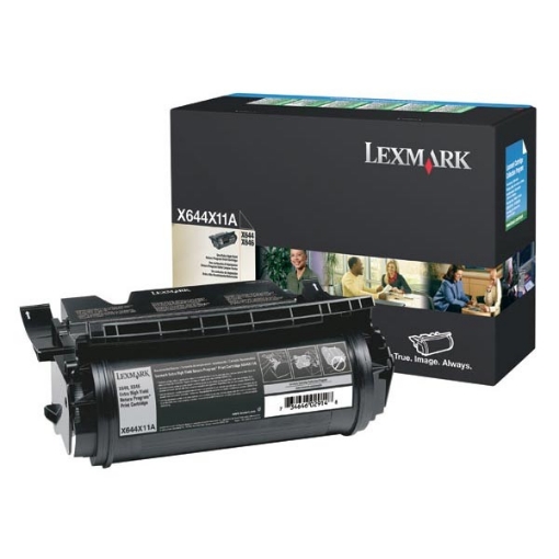 Picture of Lexmark X644X11A Black Toner Cartridge (32000 Yield)