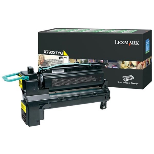 Picture of Lexmark X792X1YG (X792X2YG) Extra High Yield Yellow Toner (20000 Yield)