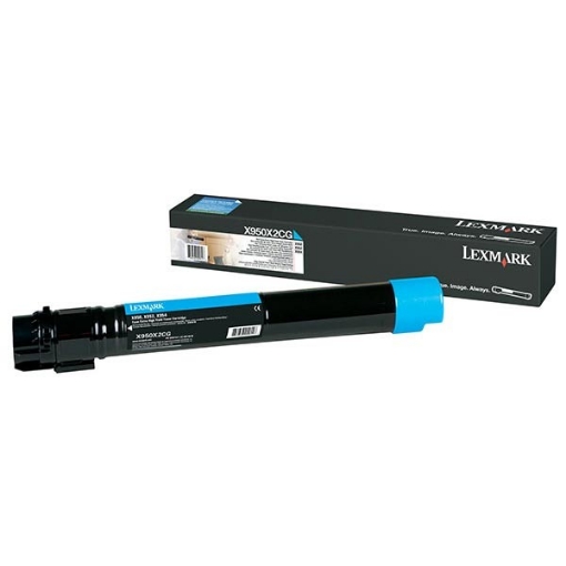 Picture of Lexmark X950X2CG Cyan Toner Cartridge (24000 Yield)