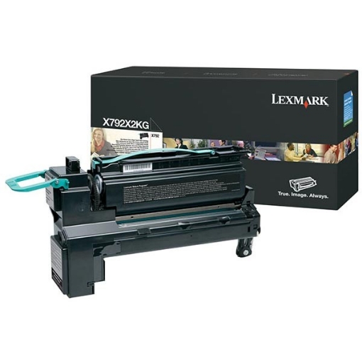 Picture of Lexmark X792X2KG Extra High Yield Black Toner Cartridge (20,000 Yield)