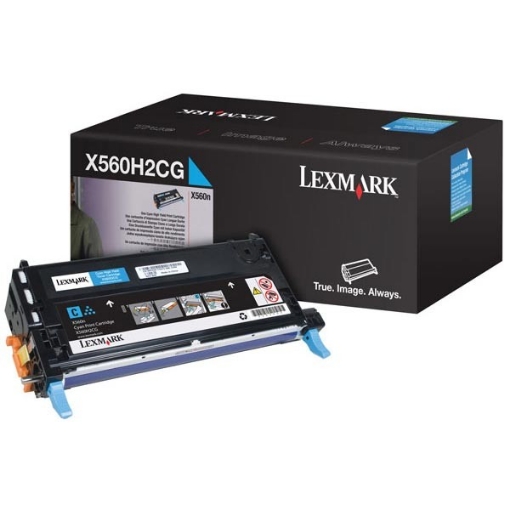 Picture of Lexmark X560H2CG Cyan Toner Cartridge (7000 Yield)