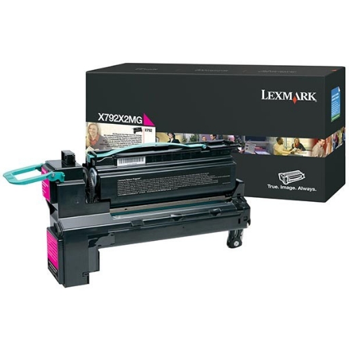 Picture of Lexmark X792X2MG Extra High Yield Magenta Toner Cartridge (20,000 Yield)