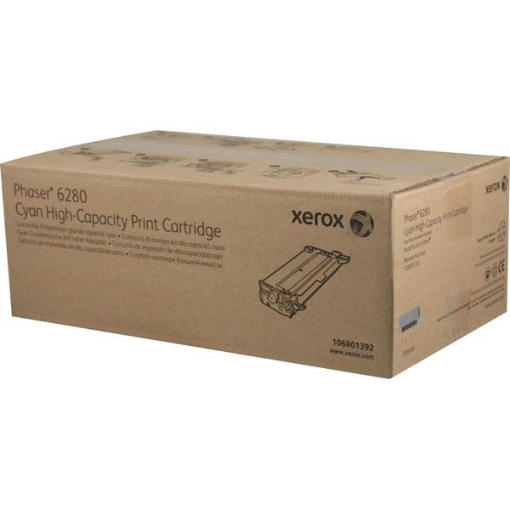 Picture of Xerox 106R01392 Cyan Laser Toner Cartridge (7000 Yield)