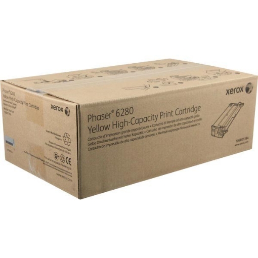 Picture of Xerox 106R01394 Yellow Laser Toner Cartridge (7000 Yield)