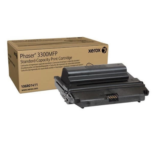 Picture of Xerox 106R01411 Black Laser Toner Cartridge (4000 Yield)