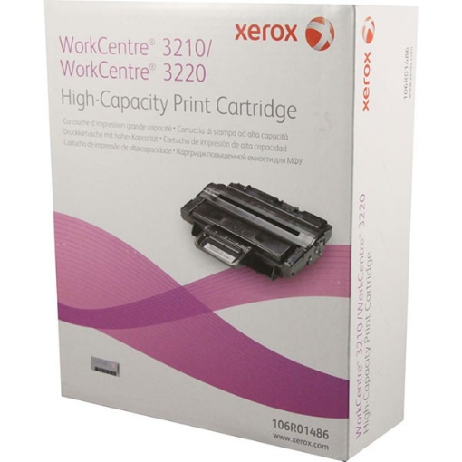 Picture of Xerox 106R01486 High Yield Black Toner Cartridge (4100 Yield)