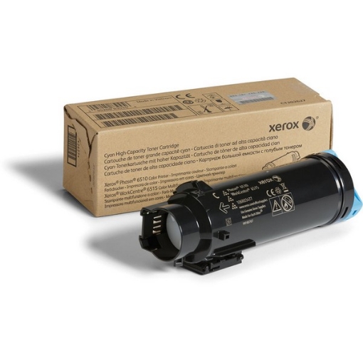 Picture of Xerox 106R03477 High Yield Cyan Toner Cartridge (2500 Yield)