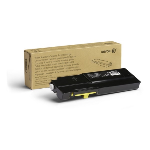 Picture of Xerox 106R03501 (106R3501) High Yield Yellow Toner Cartridge (4800 Yield)