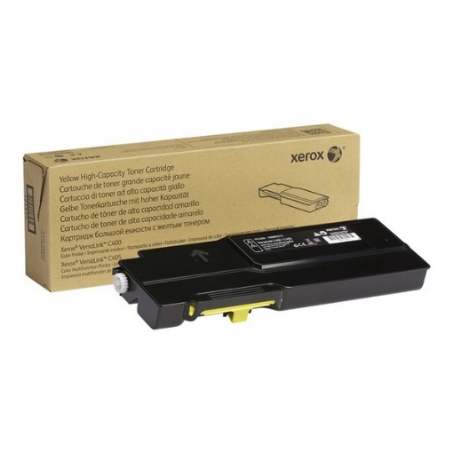 Picture of Xerox 106R03513 High Yield Yellow Toner Cartridge (4800 Yield)